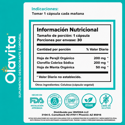 La solución al mal olor corporal.