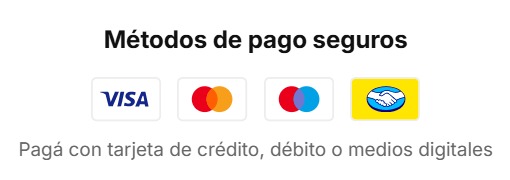 Métodos de pago seguros
